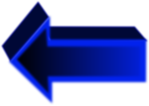 A Blue Arrow Pointing To The Left