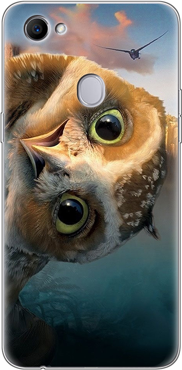 A Phone Case With An Owl Face