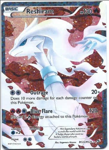 A Card With A Cartoon Of A White Dragon