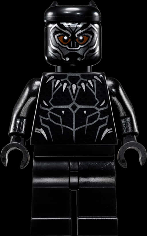 A Black Panther Lego Figure