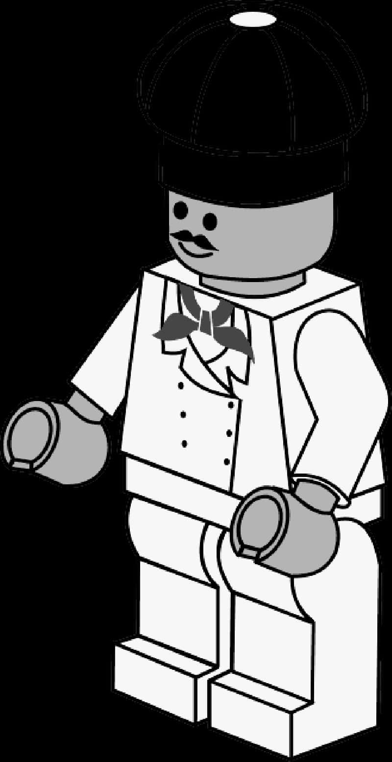 Lego Character With Chef Hat