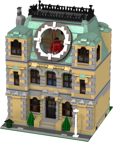 A Building Made Of Legos