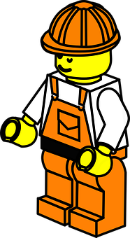 Lego Construction Worker