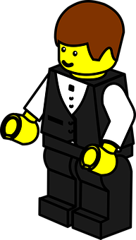 Lego Man In Suit Vest