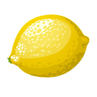 A Yellow Lemon With A Black Background