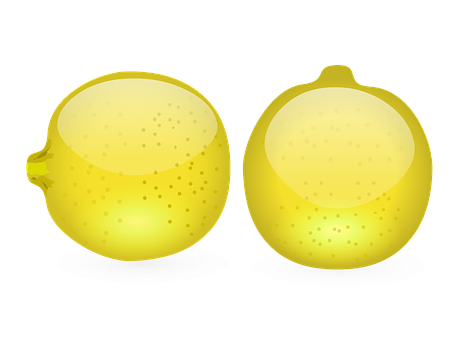 A Yellow Round Objects On A Black Background