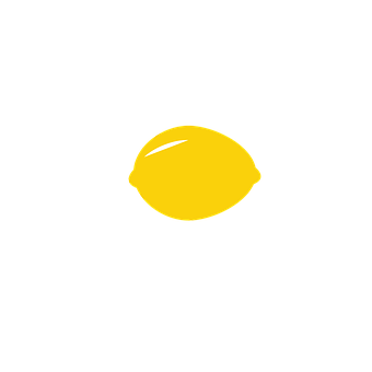 A Yellow Lemon On A Black Background