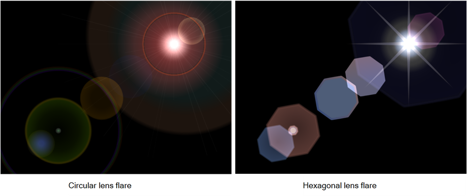 A Collage Of Images Of A Light Source