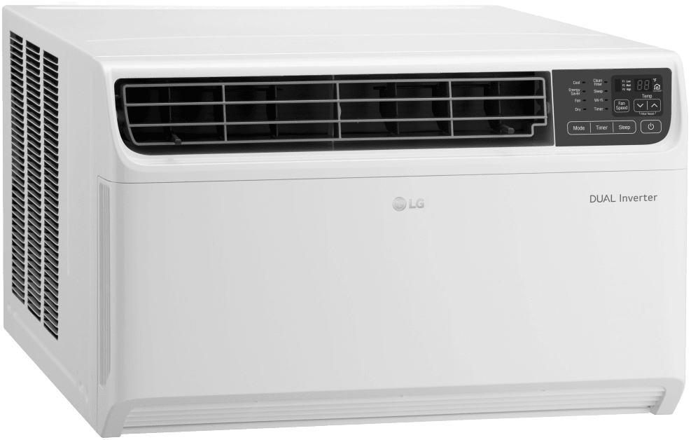 Lg 14,000 Btu Dual Inverter Smart Window Air Conditioner - Electronics, Hd Png Download