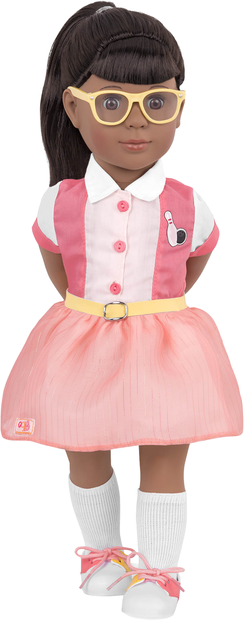 A Doll In A Pink Dress