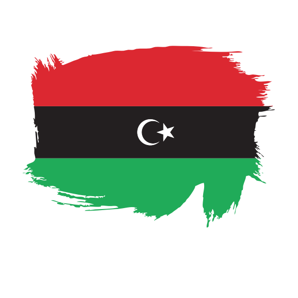 A Red Green Black And White Flag