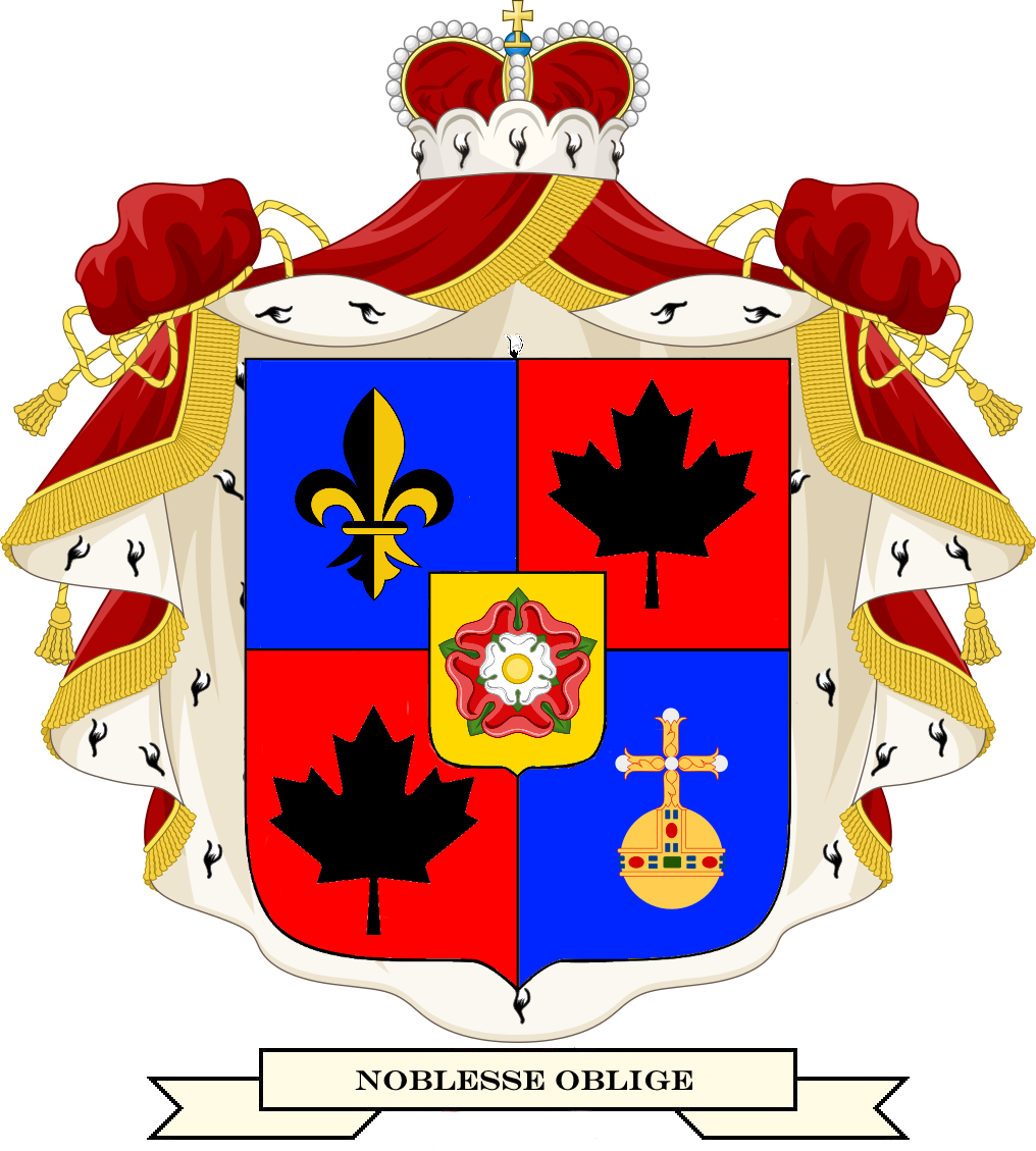 A Coat Of Arms With A Crown And A Crown