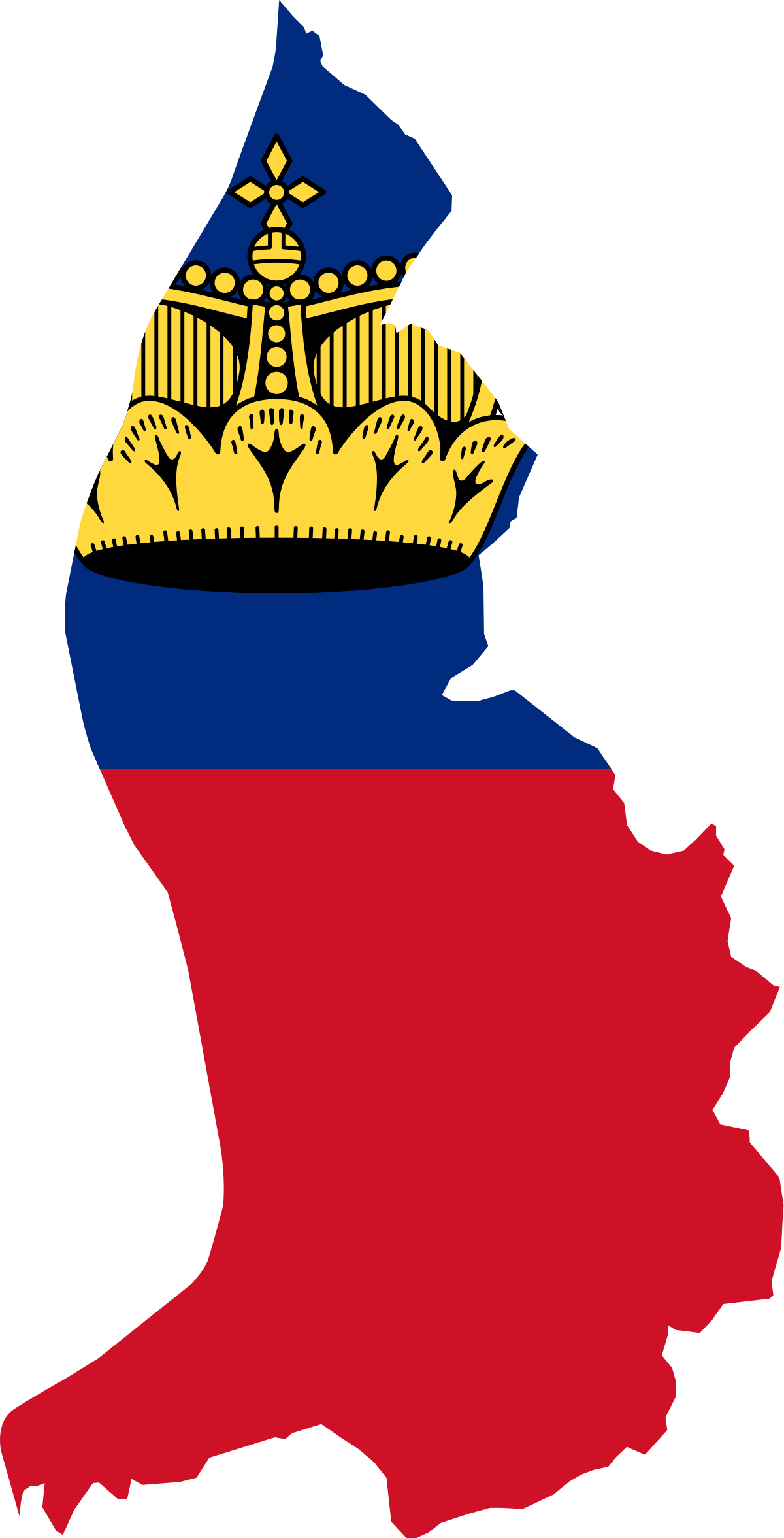 A Flag With A Crown On It