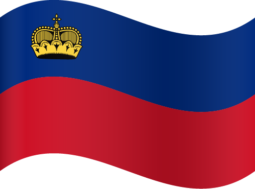 A Red Blue And Yellow Flag With A Crown On It
