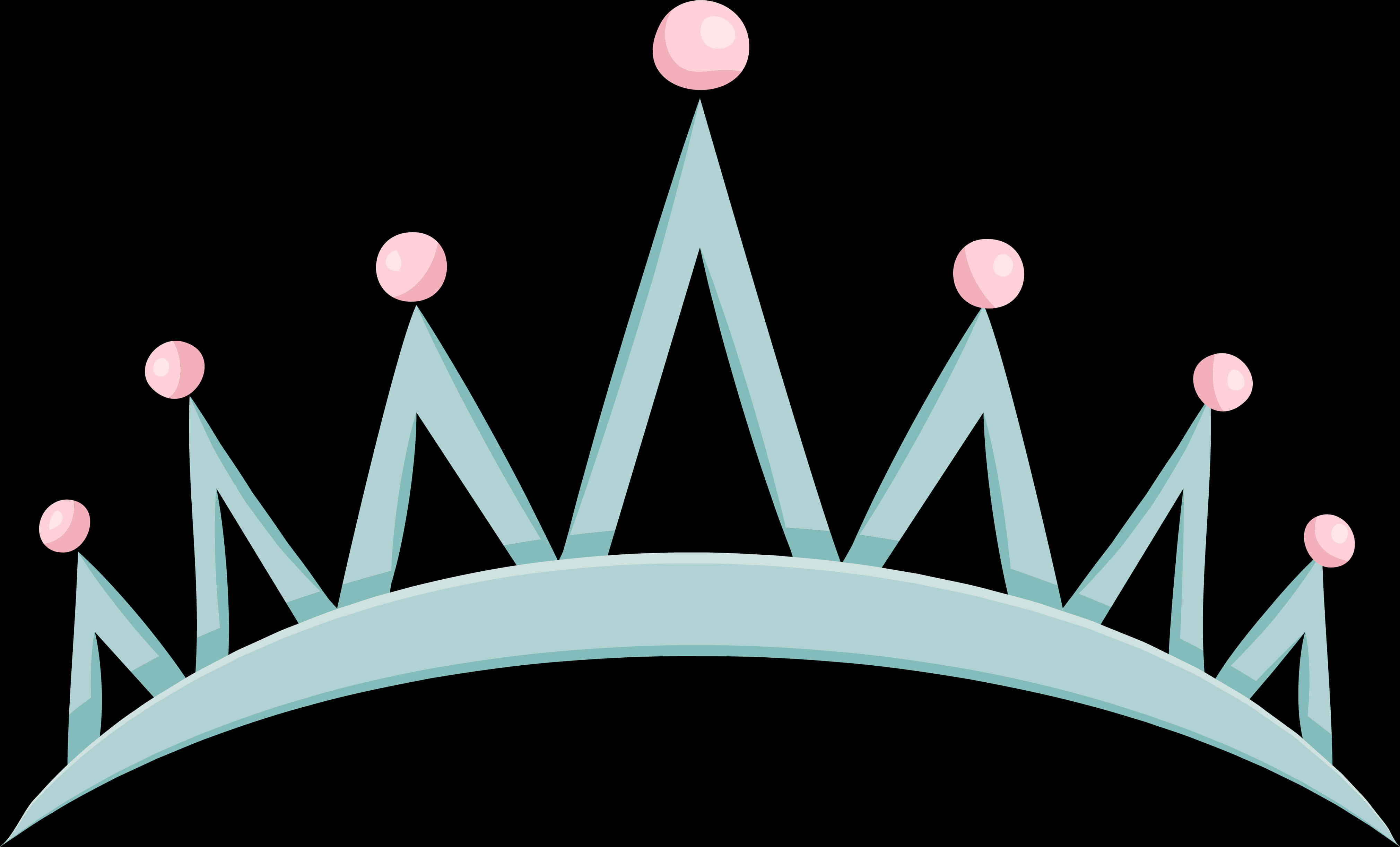 Light Blue Princess Crown