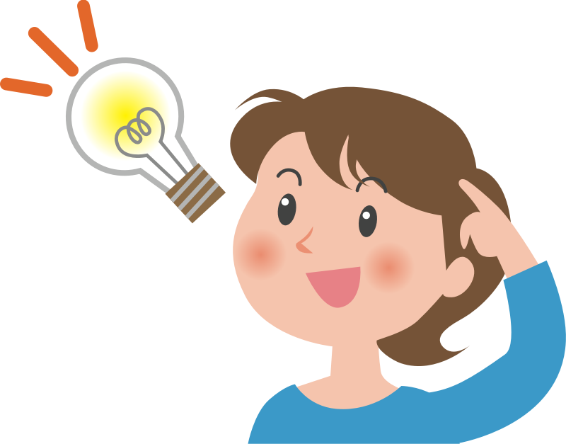 A Cartoon Of A Woman With A Light Bulb Above Her Head