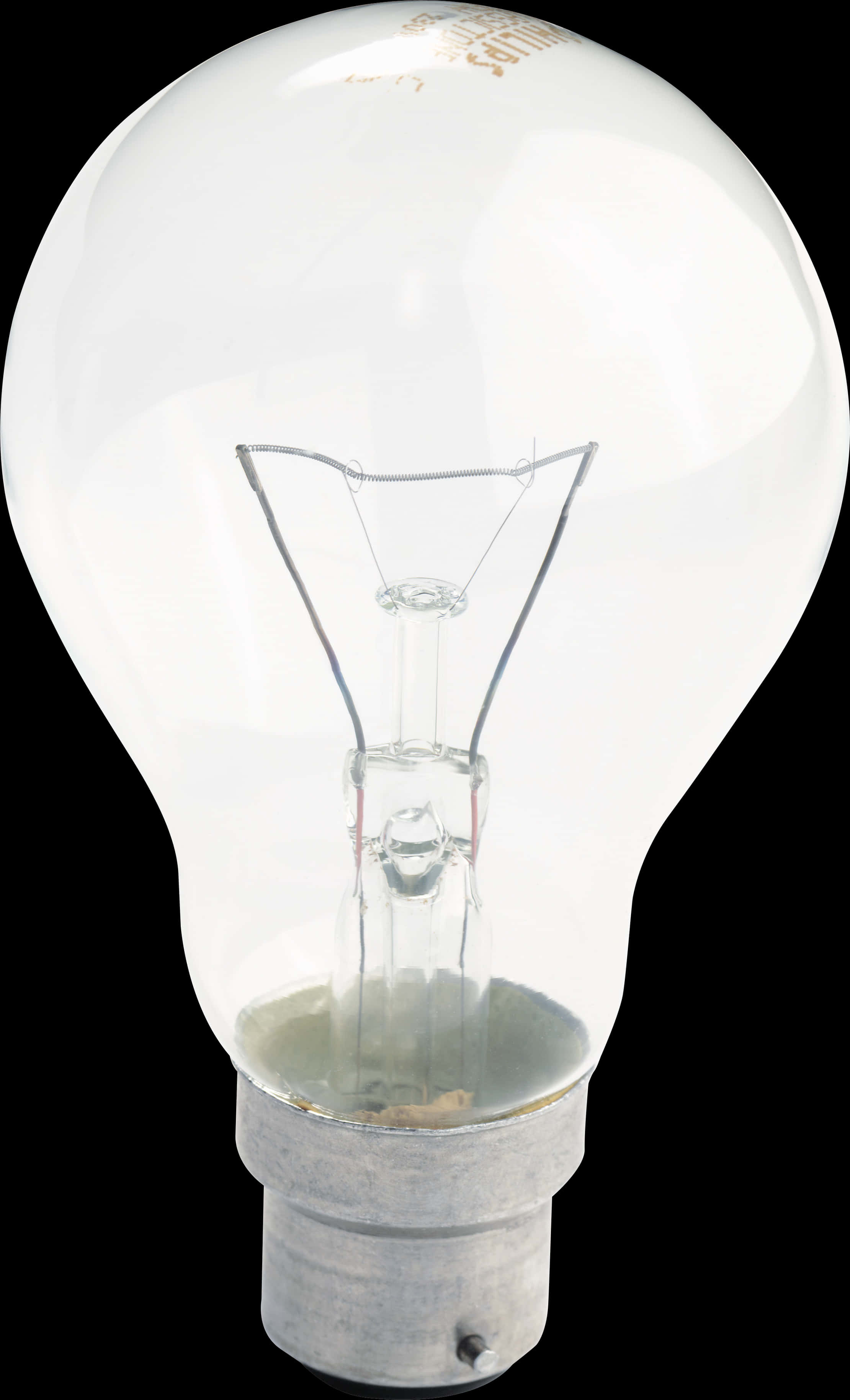 A Light Bulb With A Wire