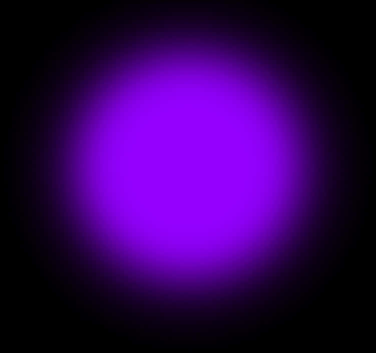 A Purple Circle On A Black Background