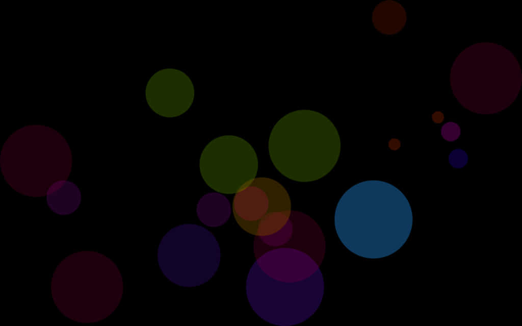 A Group Of Colorful Circles