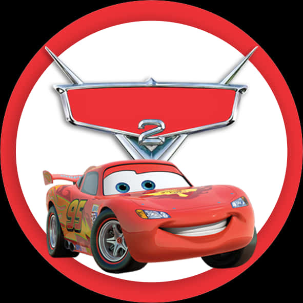 A Red And Yellow Cartoon Car