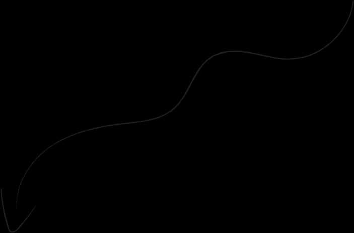 A Black Background With A Curved Line