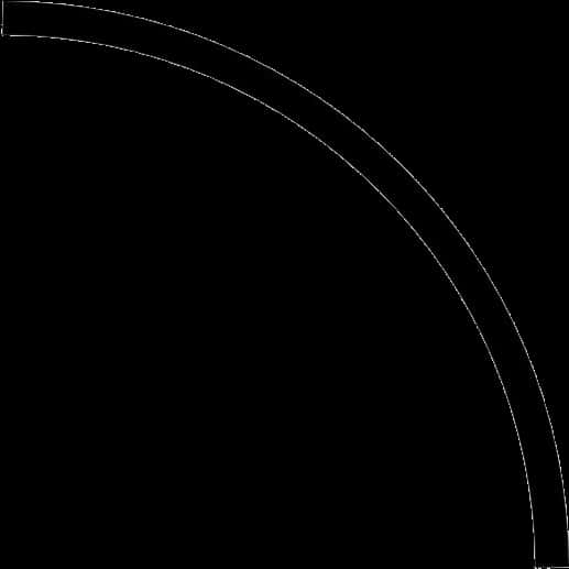 A Black Curved Object With A Black Background