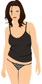 A Woman In A Tank Top