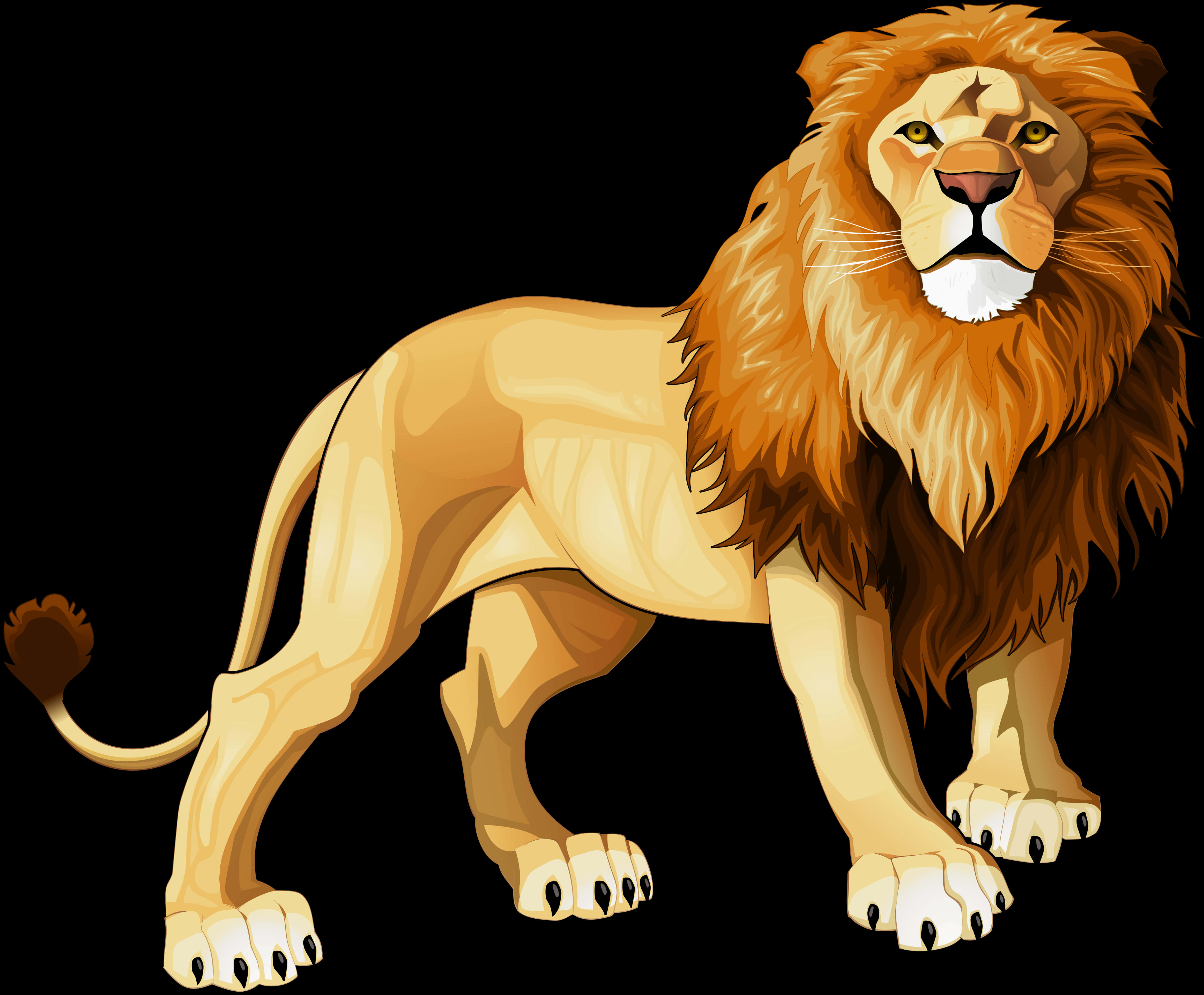 Lion Colored Sketch