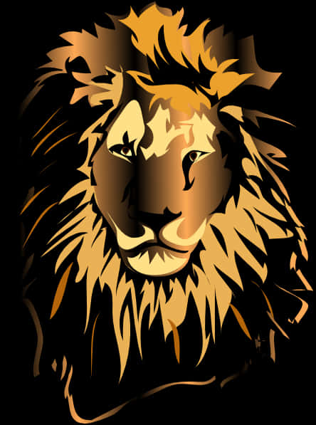 Lion Head Art