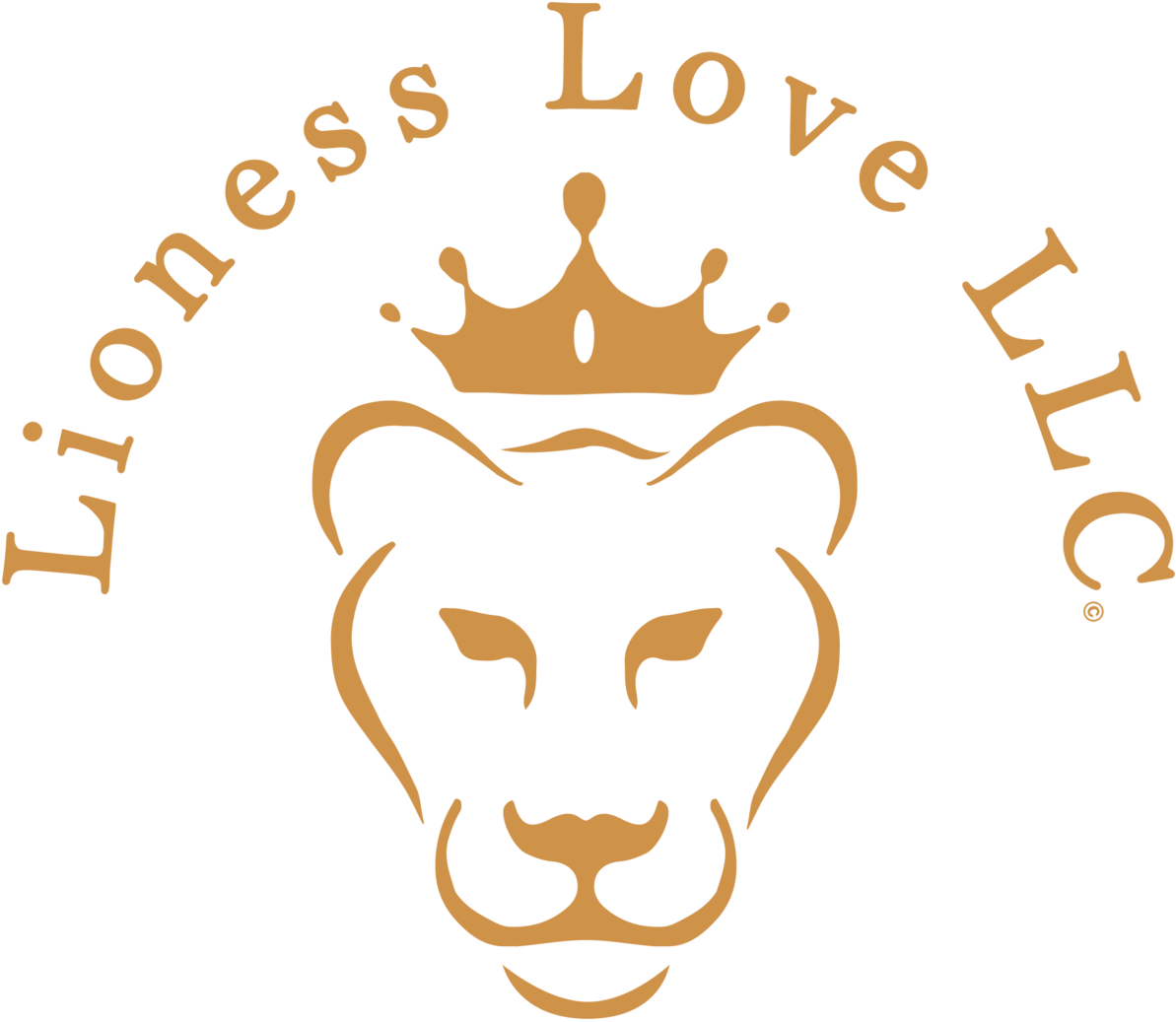 A Logo Of A Lion With A Crown