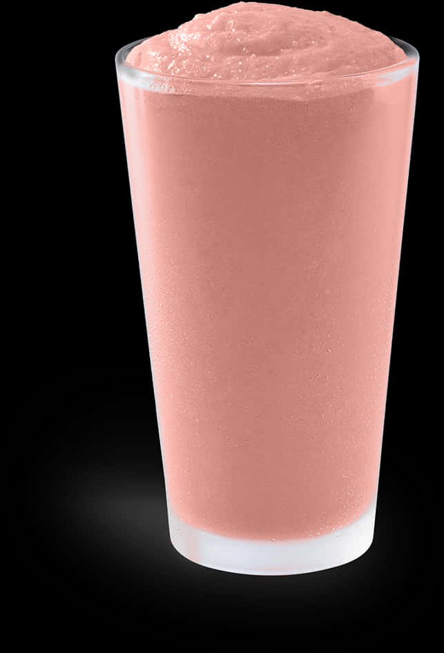 A Glass Of Pink Liquid