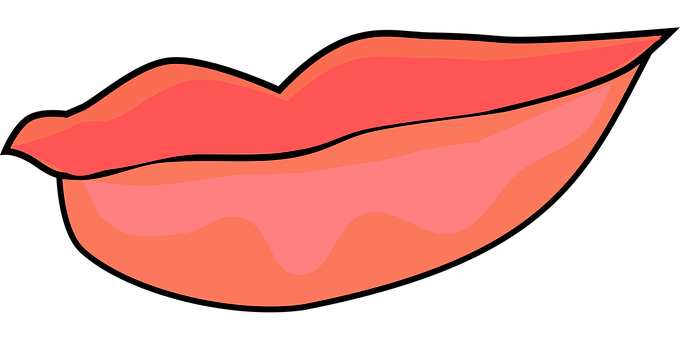 A Close Up Of A Lips