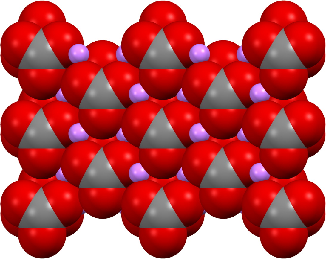 A Group Of Red And Grey Spheres