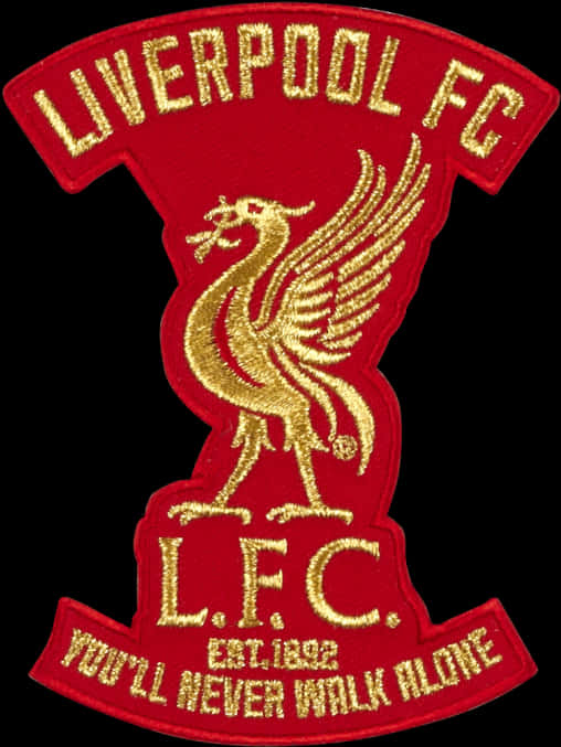 Red And Gold Football Liverpool Logo