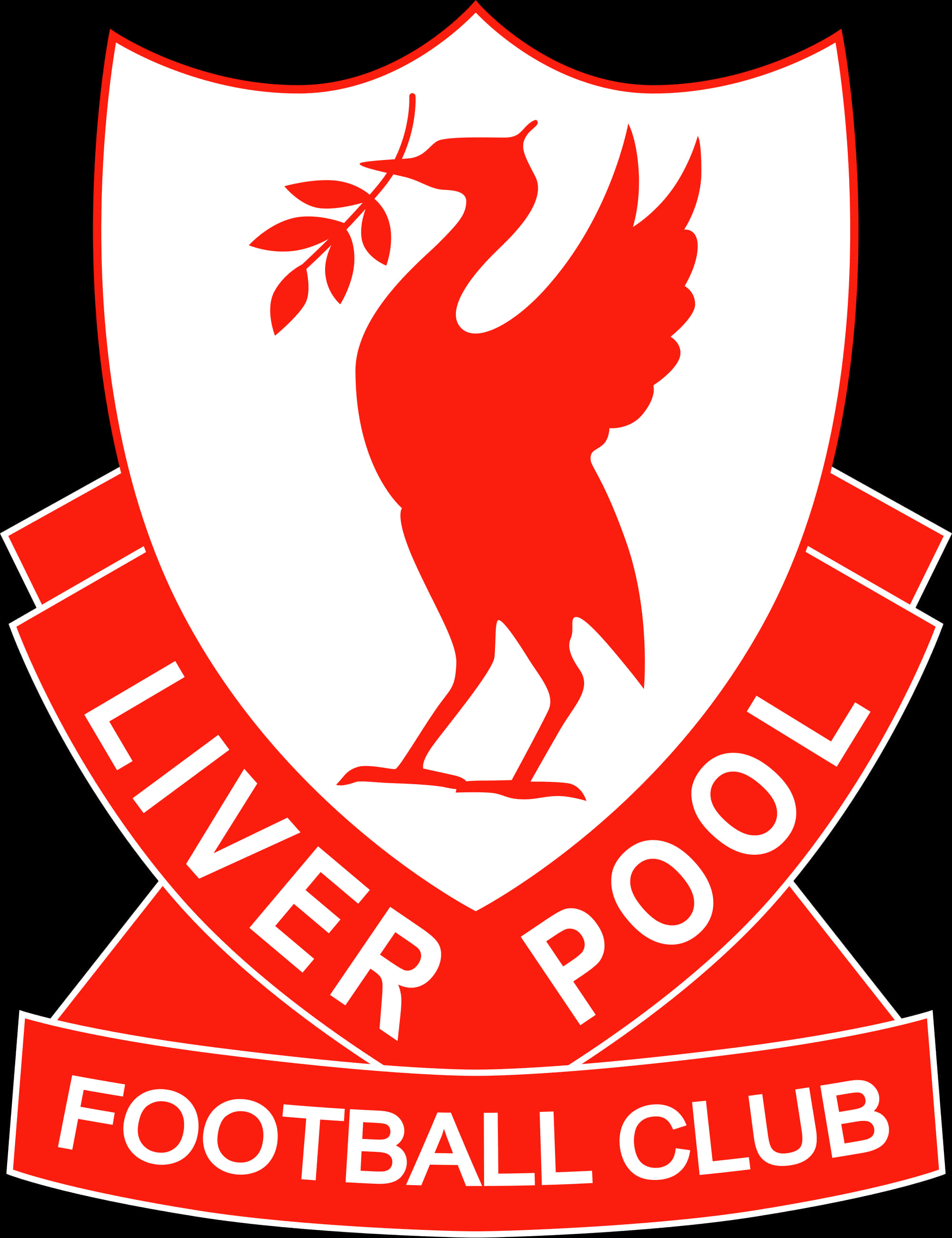 All-red Football Liverpool Logo