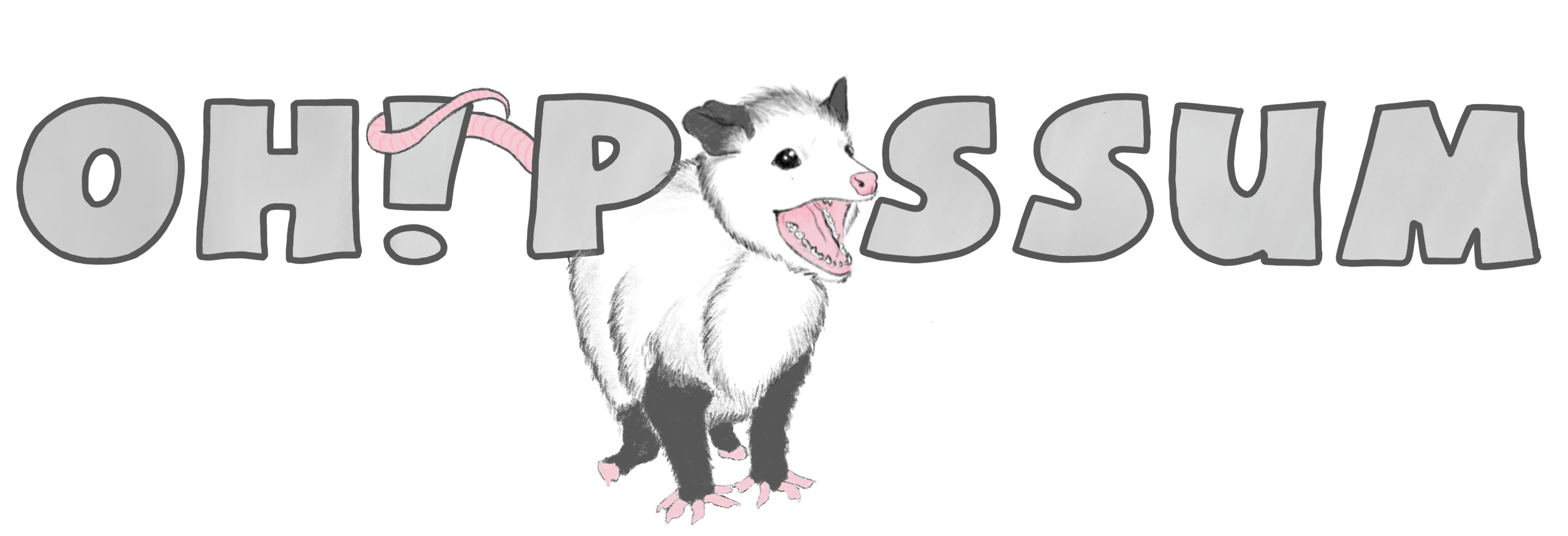 A Cartoon Of A Possum