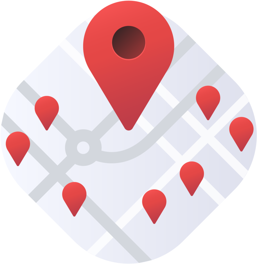 A Red Pin On A Map