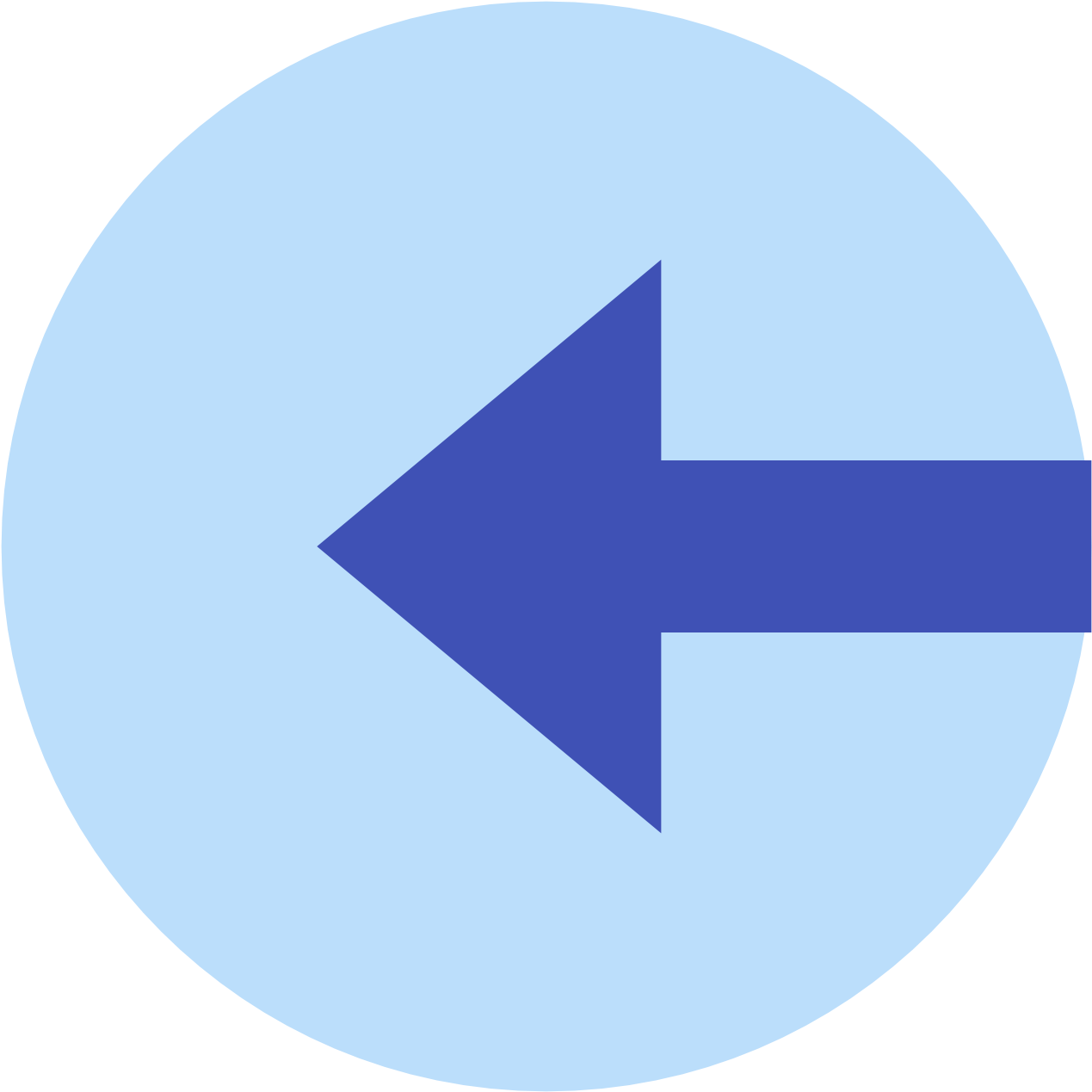 A Blue Arrow In A Circle