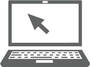 A Computer With A Mouse Pointer