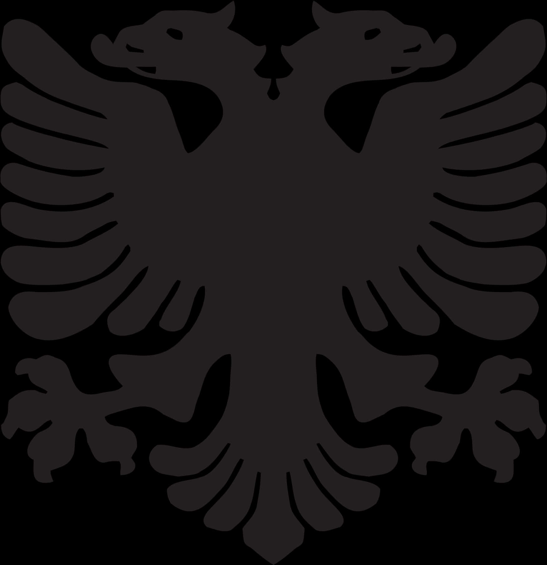 A Black Double Headed Eagle
