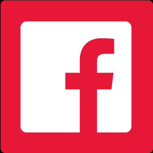 Facebook Logo Red Thick