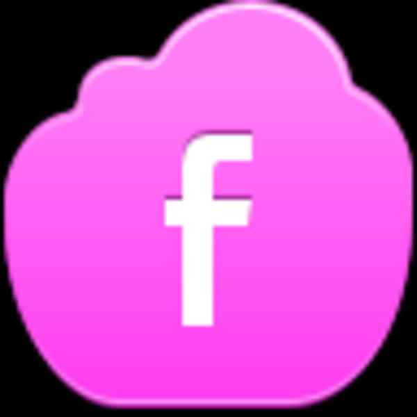 Pink Cloudy Facebook Logo