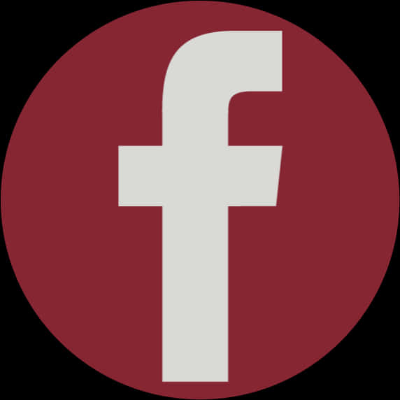 Red Facebook Logo Simple