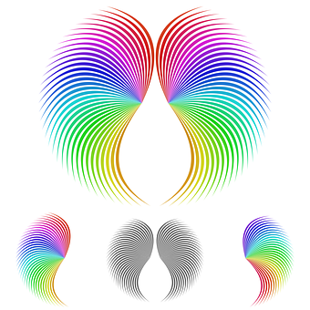 Rainbow Fingerprint Logo