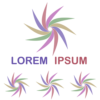 Pinwheel Lorem Ipsum Logo