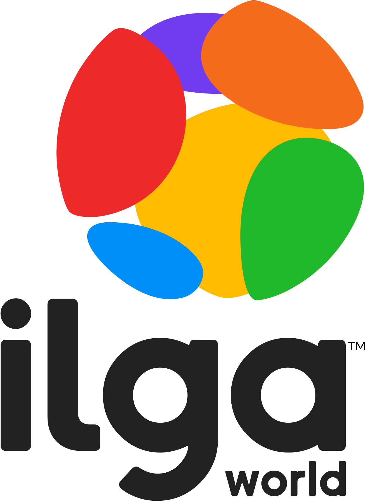 A Logo With Colorful Ovals