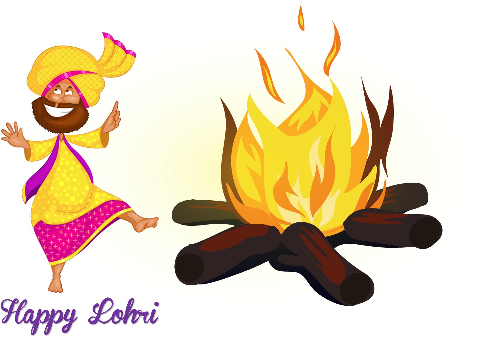 A Cartoon Of A Woman Dancing Next To A Fire
