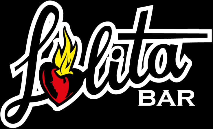 A Logo With A Heart And Flames
