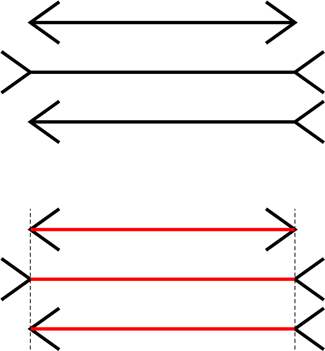 A Black Background With Red Lines