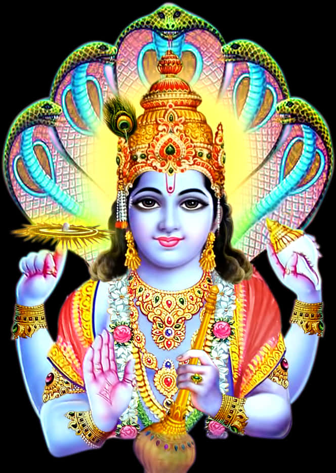 Lord Vishnu Images Png, Transparent Png